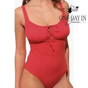 Berlook Ribbed Keyhole One Peice Swimsuit Size 2XL